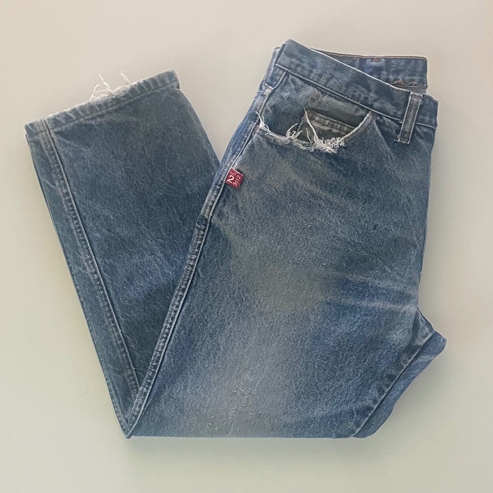 Vintage Reef FR Relaxed Fit Distressed Jeans
